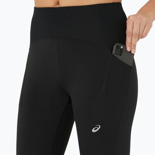 Colanți de alergare pentru femei ASICS Road Winter High Waist performance black