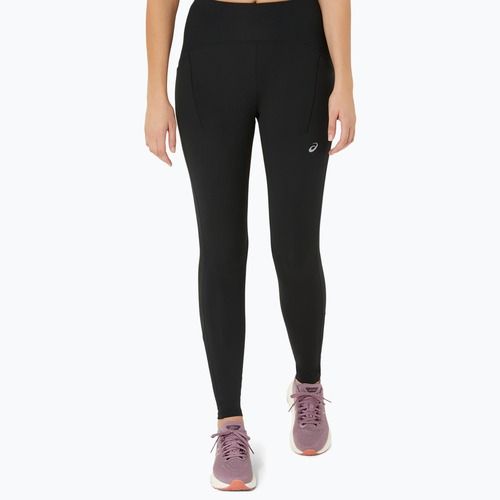 Colanți de alergare pentru femei ASICS Road Winter High Waist performance black