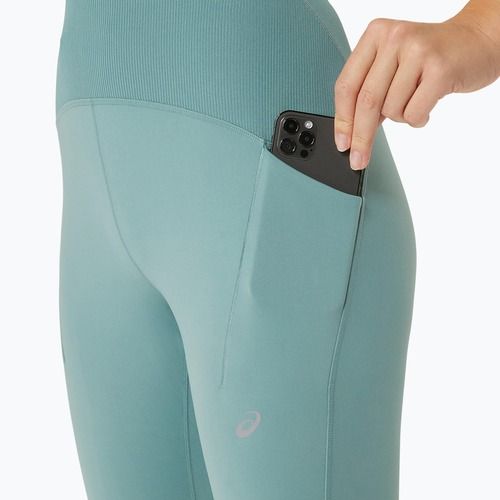 Colanți de alergare pentru femei ASICS Road Winter High Waist celadon
