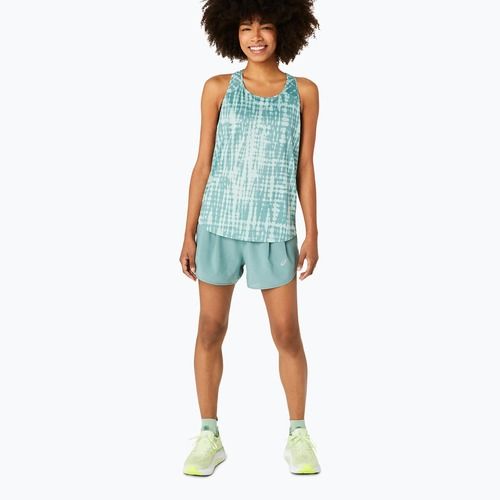 Tank top de alergare pentru femei ASICS Road All Over Print Tank light celadon