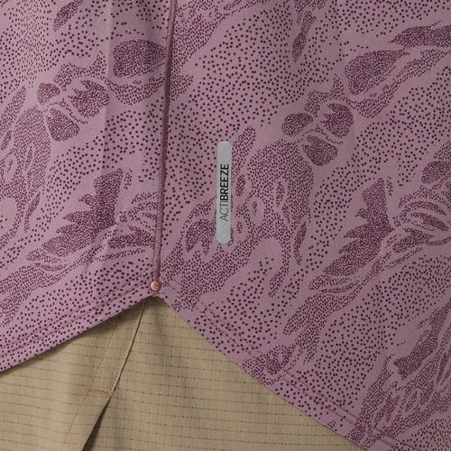 Tank top de alergare pentru femei ASICS Road All Over Print Tank dusty mauve