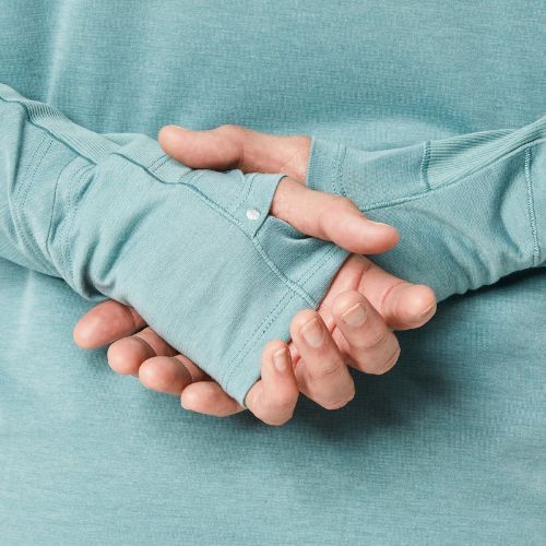 Bluză de alergare pentru femei ASICS Metarun Winter LS Hoodie celadon