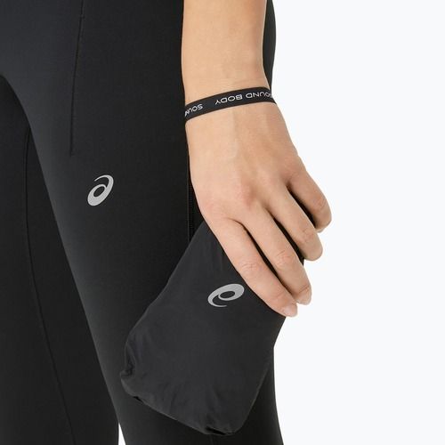 Jachetă de alergare pentru femei ASICS Road Packable performance black