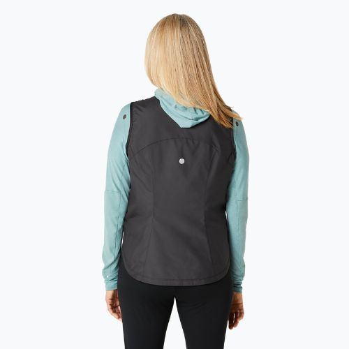 Vestă de alergare pentru femei ASICS Nagino Run Padded Gilet performance black