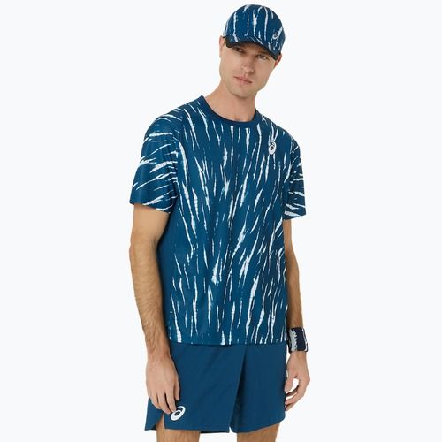 Tricou de tenis pentru bărbați ASICS Game Top mako blue