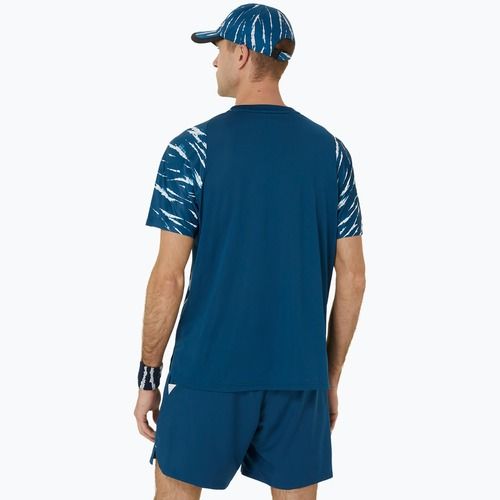 Tricou de tenis pentru bărbați ASICS Game Top mako blue