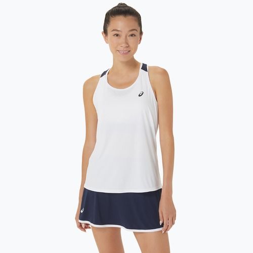 Tank top de tenis pentru femei ASICS Court Tank brilliant white/midnight