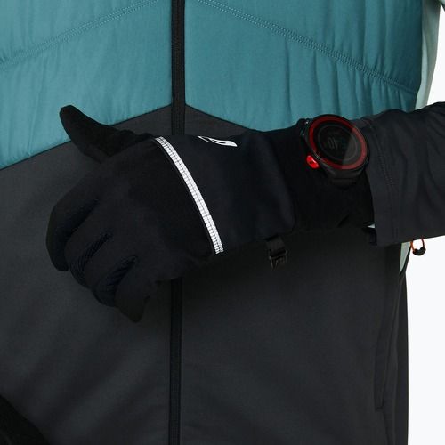 Mănuși de alergare pentru bărbați ASICS Wind-Block Running performance black