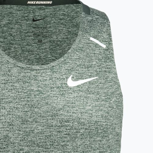 Tank top de alergare pentru bărbați Nike Dri-Fit Rise 365 vintage green/heather
