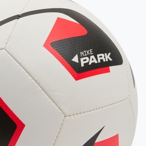 Minge de fotbal Nike Park Team 2.0 white/bright crimson/black mărimea 4