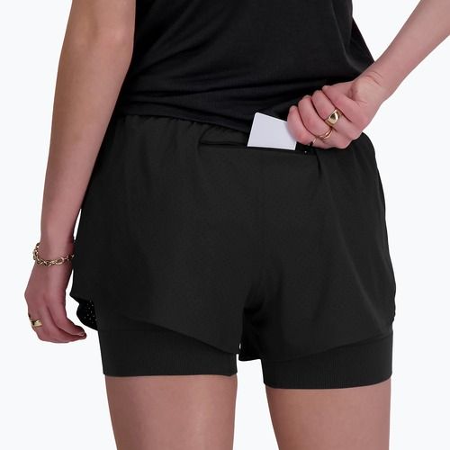 Pantaloni scurți pentru femei New Balance 2IN1 3" black