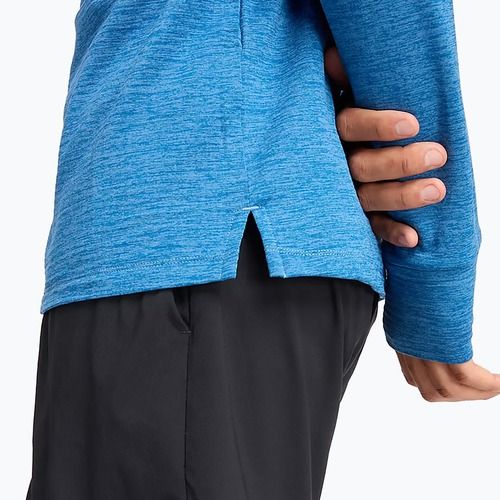 Longsleeve de alergare pentru bărbați New Balance Athletics Heat Grid 1/2 Zip heron blue