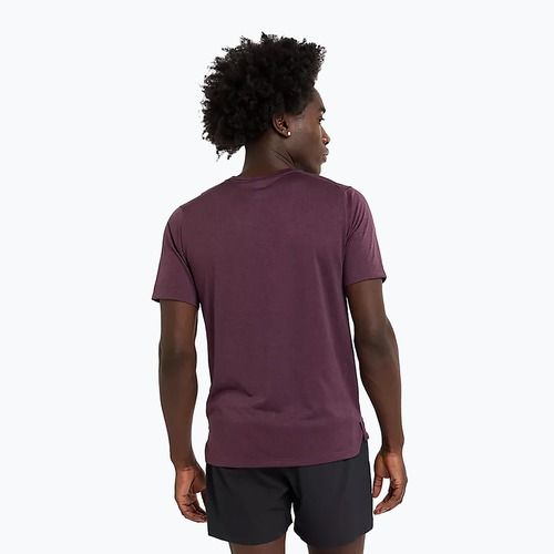 Tricou pentru bărbați New Balance Athletics Run plum brown