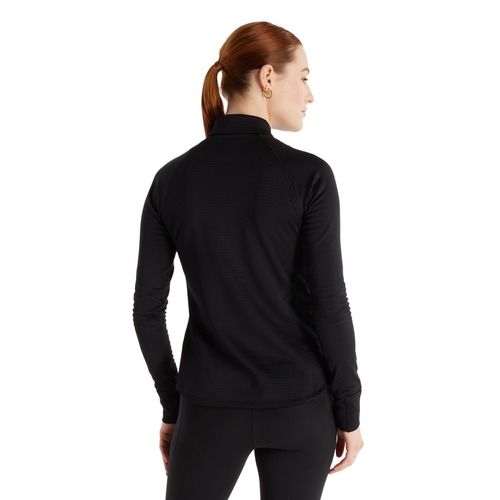 Longsleeve de alergare pentru femei New Balance Athletics Heat Grid 1/2 Zip black