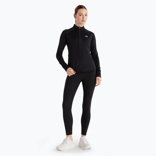 Longsleeve de alergare pentru femei New Balance Athletics Heat Grid 1/2 Zip black