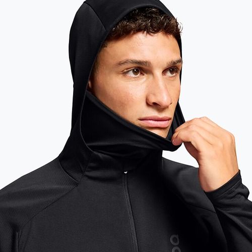 Bluză de alergare pentru bărbați On Climate Zip Hoodie black