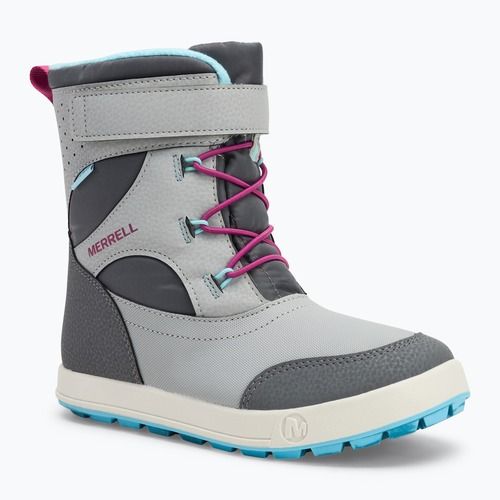 Ghete de zăpadă pentru copii Merrell Snow Storm 3.0 Wtrpf grey/turq