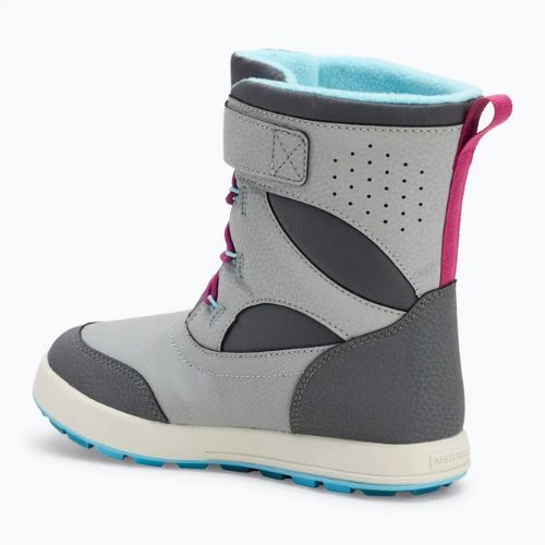 Ghete de zăpadă pentru copii Merrell Snow Storm 3.0 Wtrpf grey/turq