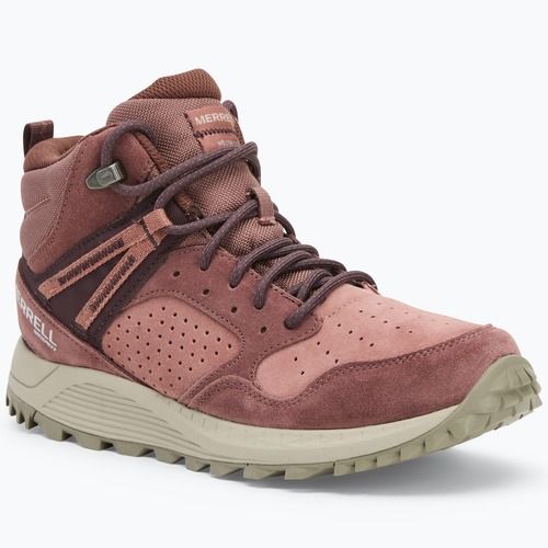 Încălțăminte de drumeție pentru femei Merrell Wildwood Mid Ltr Wp marron/burlwood