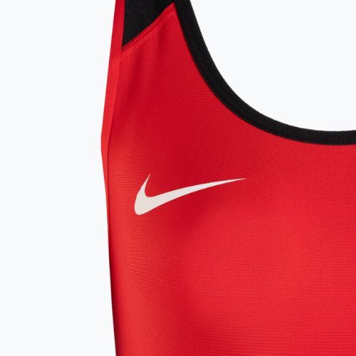 Combinezon pentru femei Nike Weightlifting Singlet scarlet/black