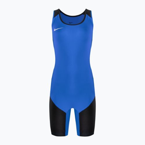 Tricou de lupte pentru femei Nike Weightlifting Singlet royal/black