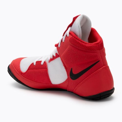 Încălțăminte de wrestling Nike Fury university red/white/black