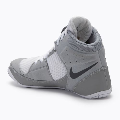 Încălțăminte de wrestling Nike Fury white/grey