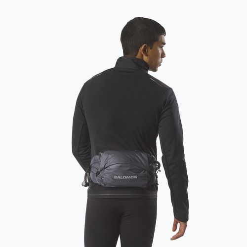 Curea pentru alergare Salomon Cross Season Waist + bukłak 1l ebony/black