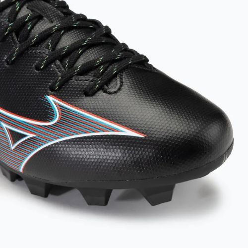 Încălțăminte de fotbal pentru bărbați Mizuno α Select FG black/ignition red/801 c
