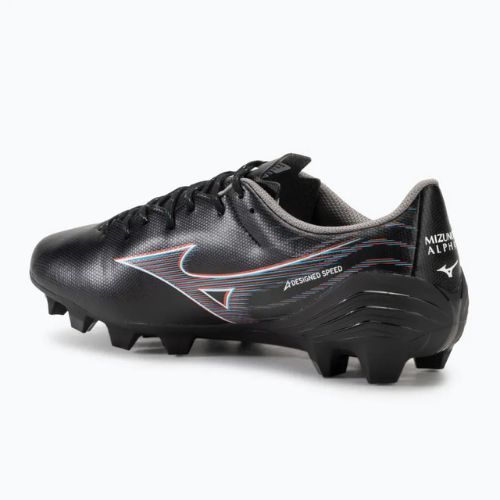 Încălțăminte de fotbal pentru bărbați Mizuno α Select FG black/ignition red/801 c