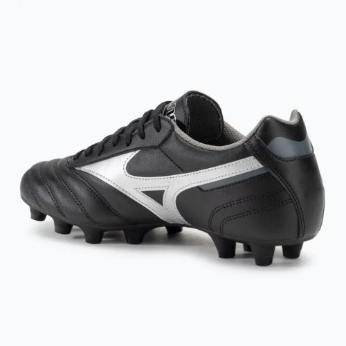 Încălțăminte de fotbal pentru bărbați Mizuno Morelia II Club FG black/galaxy silver/dark shadow