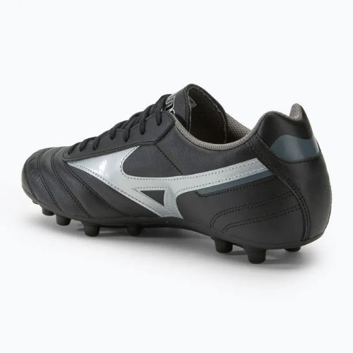 Încălțăminte de fotbal pentru bărbați Mizuno Morelia II Club AG black/galaxy silver/dark shadow