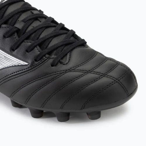 Încălțăminte de fotbal pentru bărbați  Mizuno Morelia Neo IV Pro FG black/galaxy silver