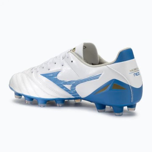 Încălțăminte de fotbal pentru bărbați Mizuno Morelia Neo IV Pro FG laser blue/white