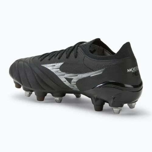 Încălțăminte de fotbal pentru bărbați Mizuno Morelia Neo IV β Elite MIX black/galaxy silver