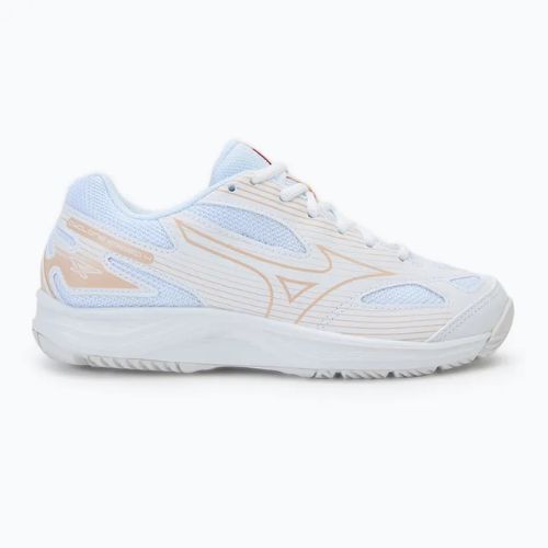 Încălțăminte de volei Mizuno Cyclone Speed 4 white/aleutian/cloud pink