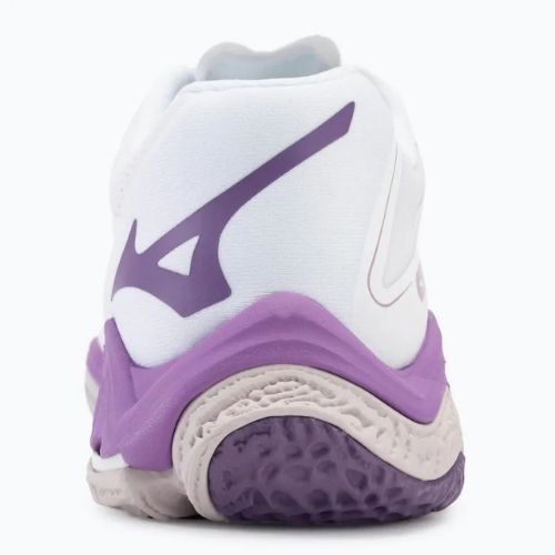 Încălțăminte de volei pentru femei Mizuno Wave Lightning Z8 white/patrician purple/quince