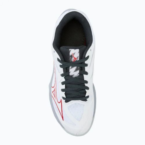 Încălțăminte de volei pentru copii Mizuno Lightning Star Z7 white/salsa/black