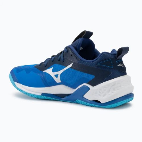 Încălțăminte de handbal pentru bărbați Mizuno Wave Stealth Neo 2 mugen blue/white/estate blue
