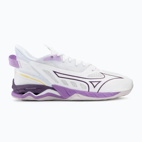 Încălțăminte de handbal pentru femei Mizuno Wave Mirage 5 white/patrician purple/quince