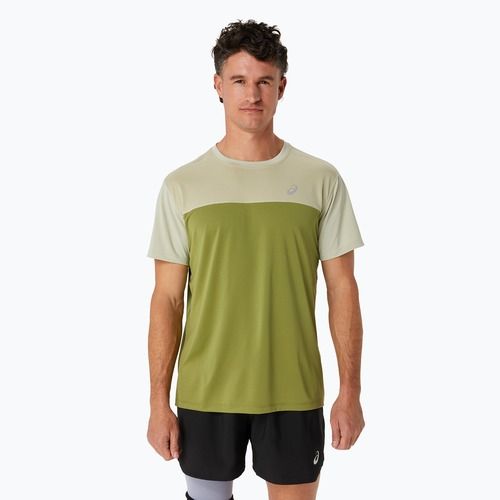 Tricou de alergare pentru bărbați ASICS Race Top performance dried leaf green/cactus