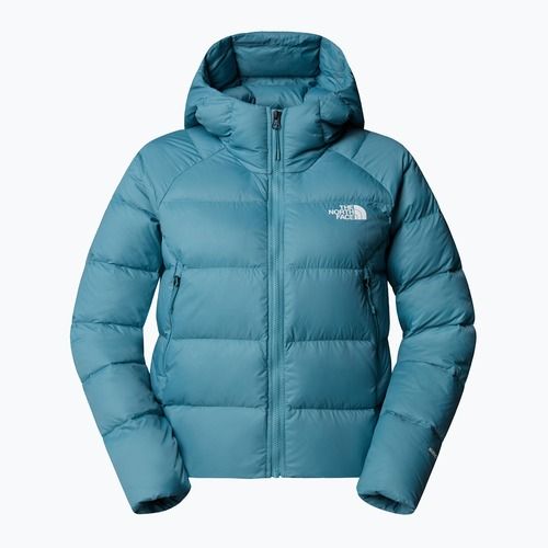 Geacă cu puf pentru femei The North Face Hyalite Down Hoodie algae blue