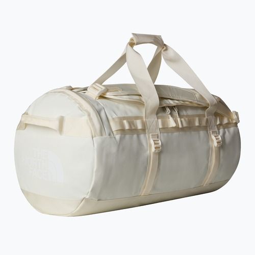 Geantă de voiaj The North Face Base Camp Duffel M 71 l white dune/white