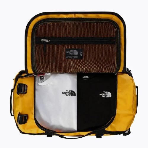 Geantă de voiaj The North Face Base Camp Duffel S 50 l summit gold/black/npf