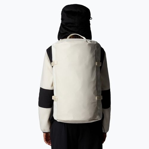 Geantă de voiaj The North Face Base Camp Duffel S 50 l white dune/white