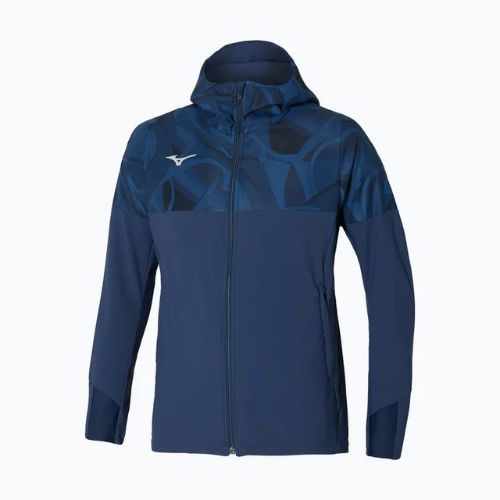 Jachetă pentru bărbați Mizuno Paris Athlete Hooded pageant blue
