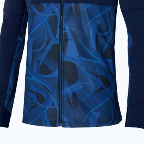 Jachetă pentru bărbați  Mizuno Paris Athlete Hybrid Warm Up navy blue