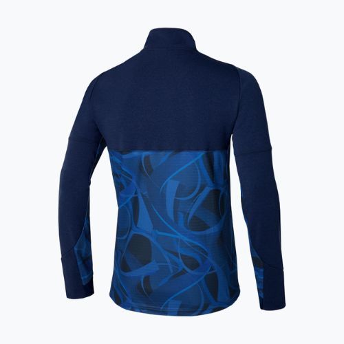 Jachetă pentru bărbați  Mizuno Paris Athlete Hybrid Warm Up navy blue