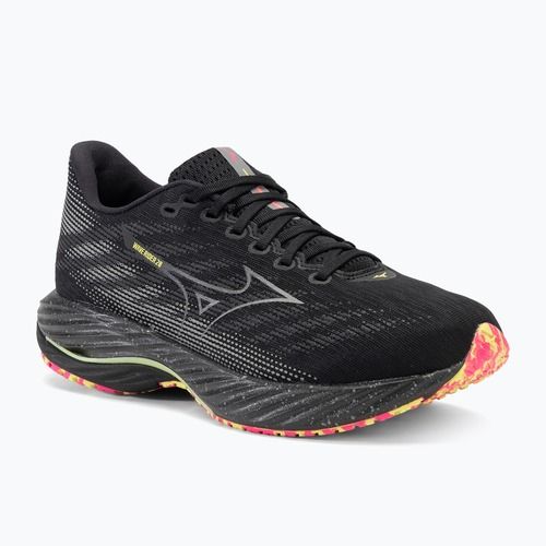 Încălțăminte de alergare pentru bărbați Mizuno Wave Rider 28 black/silver/sunny lime