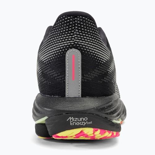 Încălțăminte de alergare pentru bărbați Mizuno Wave Rider 28 black/silver/sunny lime
